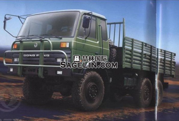 东风EQ2102GA 平头一排半6×6三吨半柴油军用越野汽车